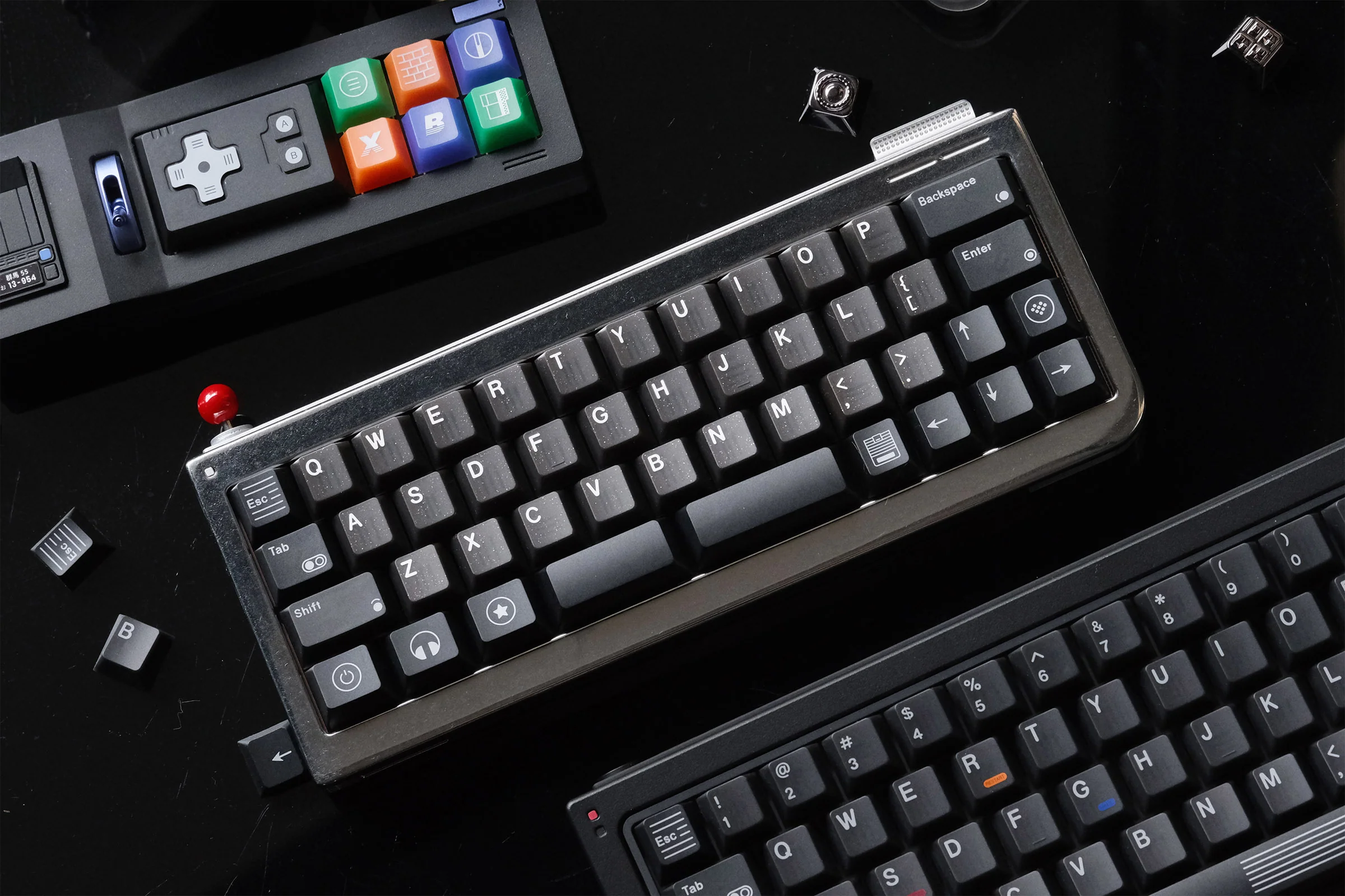 80Retros Game 1989 Black Translucent Keycap Set - Image 13