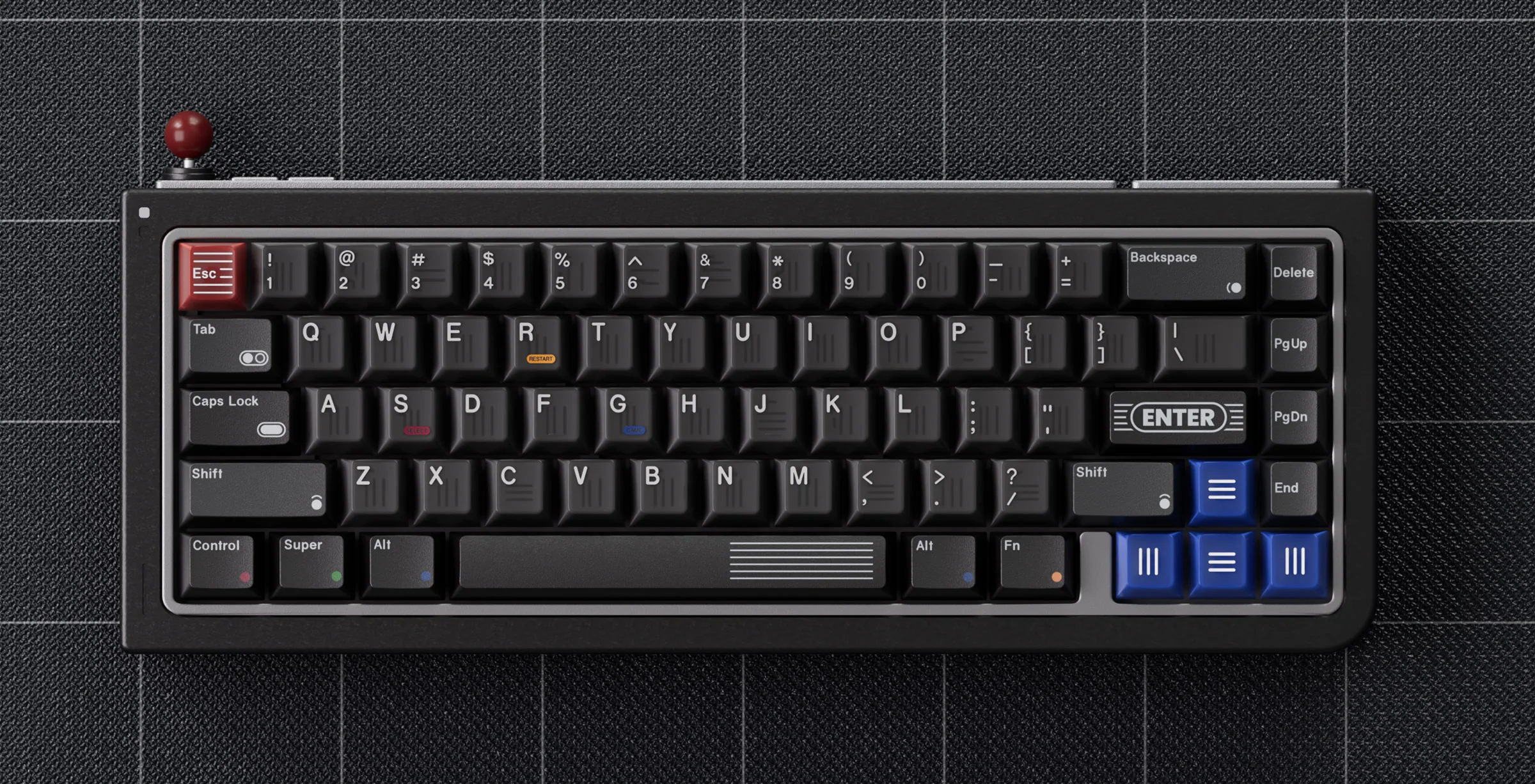 80Retros Game 1989 Black Translucent Keycap Set - Image 2