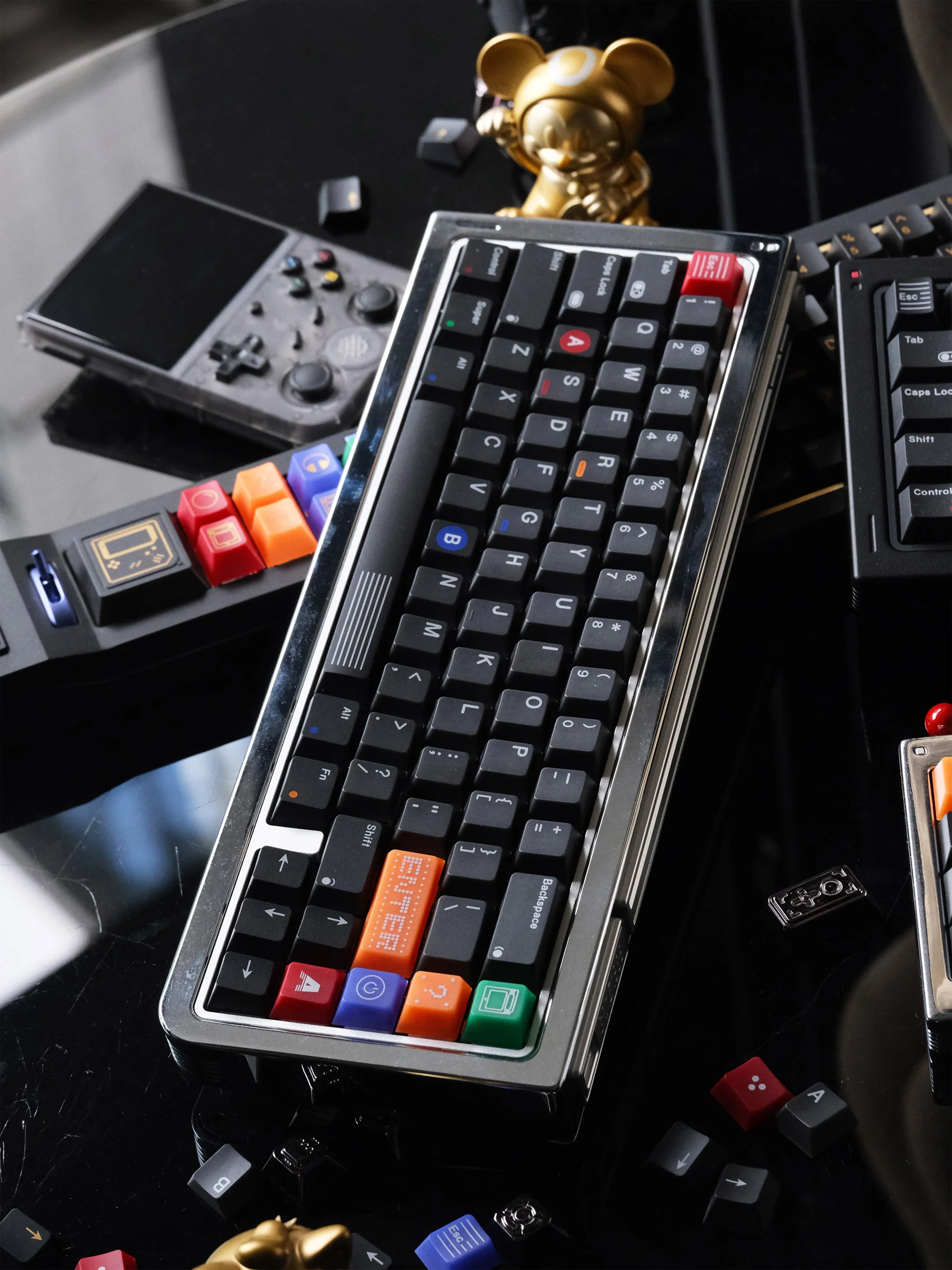 80Retros Game 1989 Black Translucent Keycap Set - Image 5