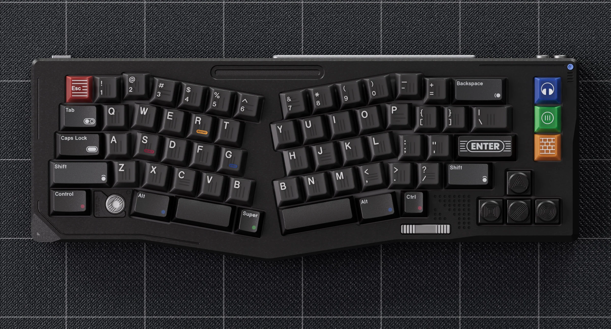 80Retros Game 1989 Black Translucent Keycap Set - Image 6