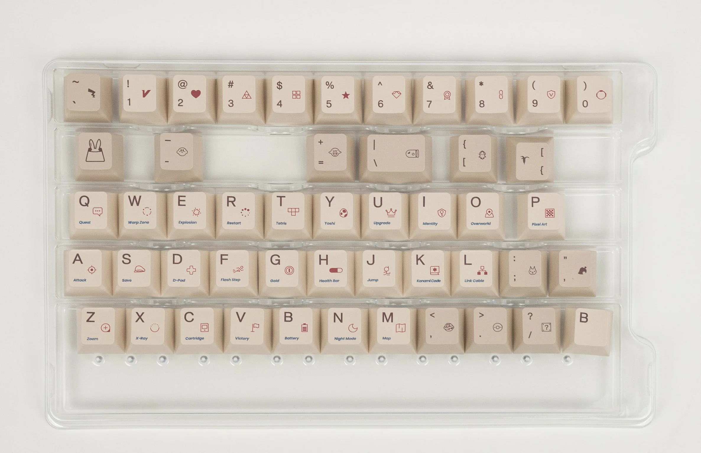 80Retros Game 1989 R2 Cherry Profile Dye Sub Keycap Set - Image 5