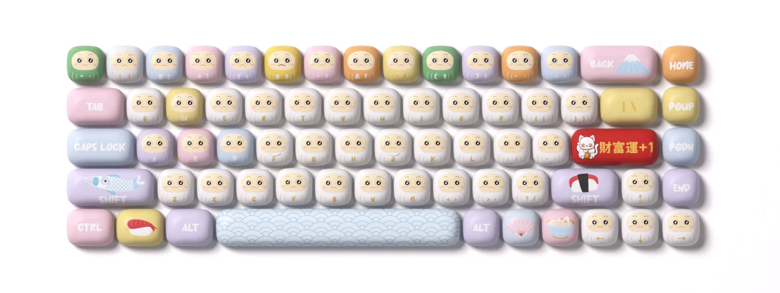 Akko Good Luck Charm 138 Key MOG Profile Dye Sub PBT Keycap Set - Image 7