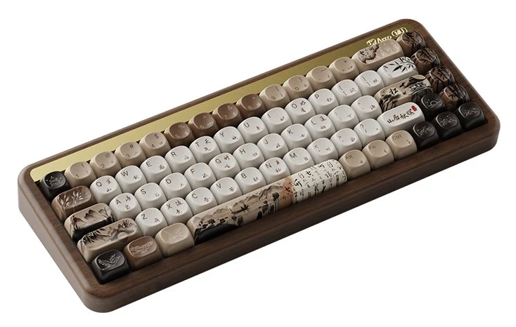 Akko MU01 Mountain Seclusion 65% Hotswap Wireless RGB Wood Keyboard - Image 3