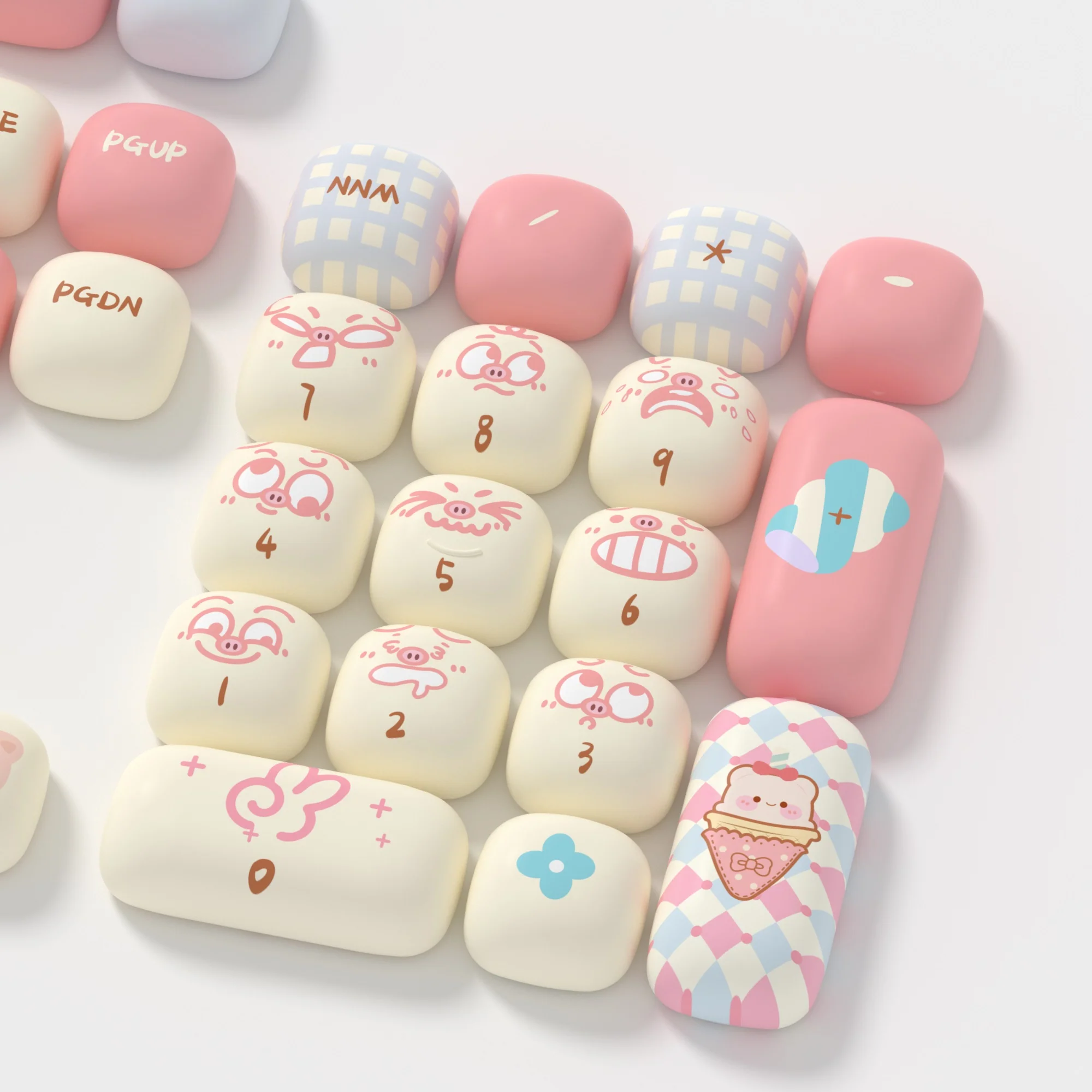 Akko Piggy Party 139 Key MOG Profile Dye Sub PBT Keycap Set - Image 5