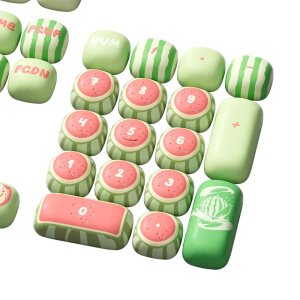 Akko Watermelon 138 Key MOG Profile Dye Sub PBT Keycap Set - Image 4