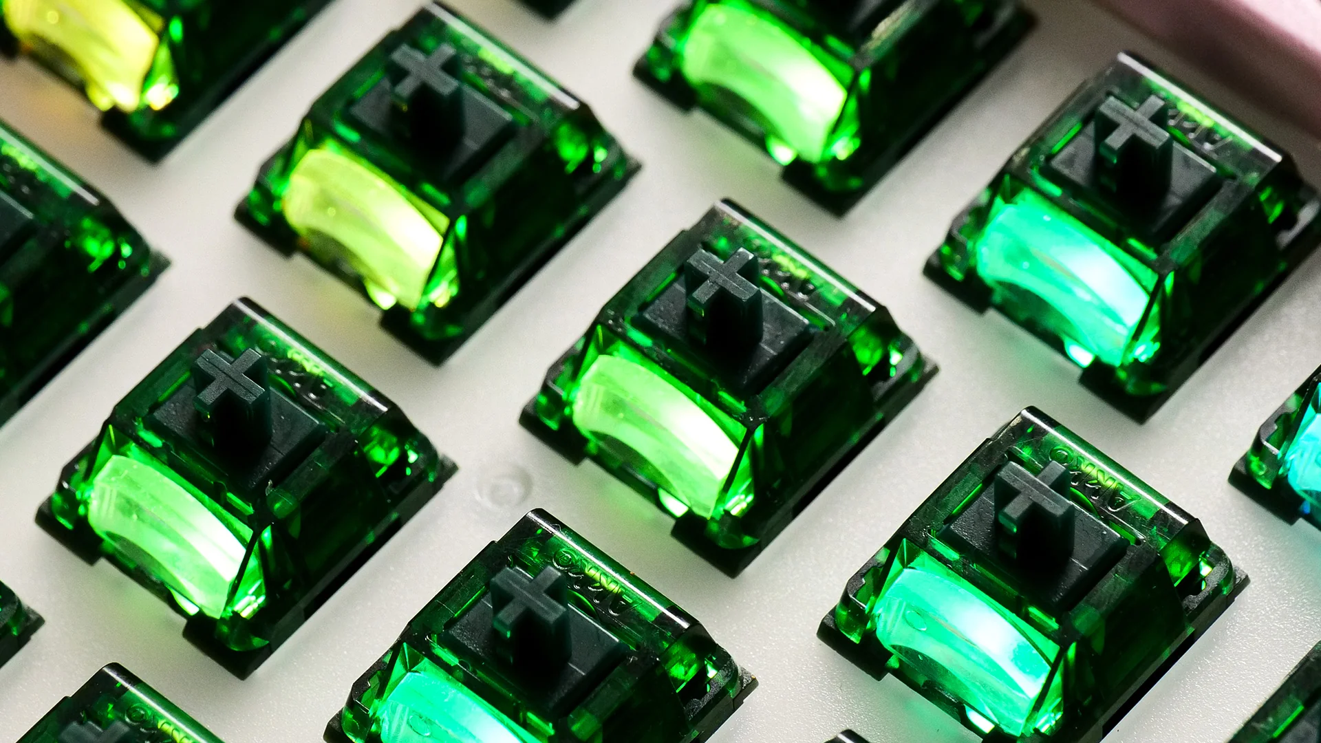 Akko x Monsgeek Green Fog 60g Linear PCB Mount Switches 45 Pack - Image 4