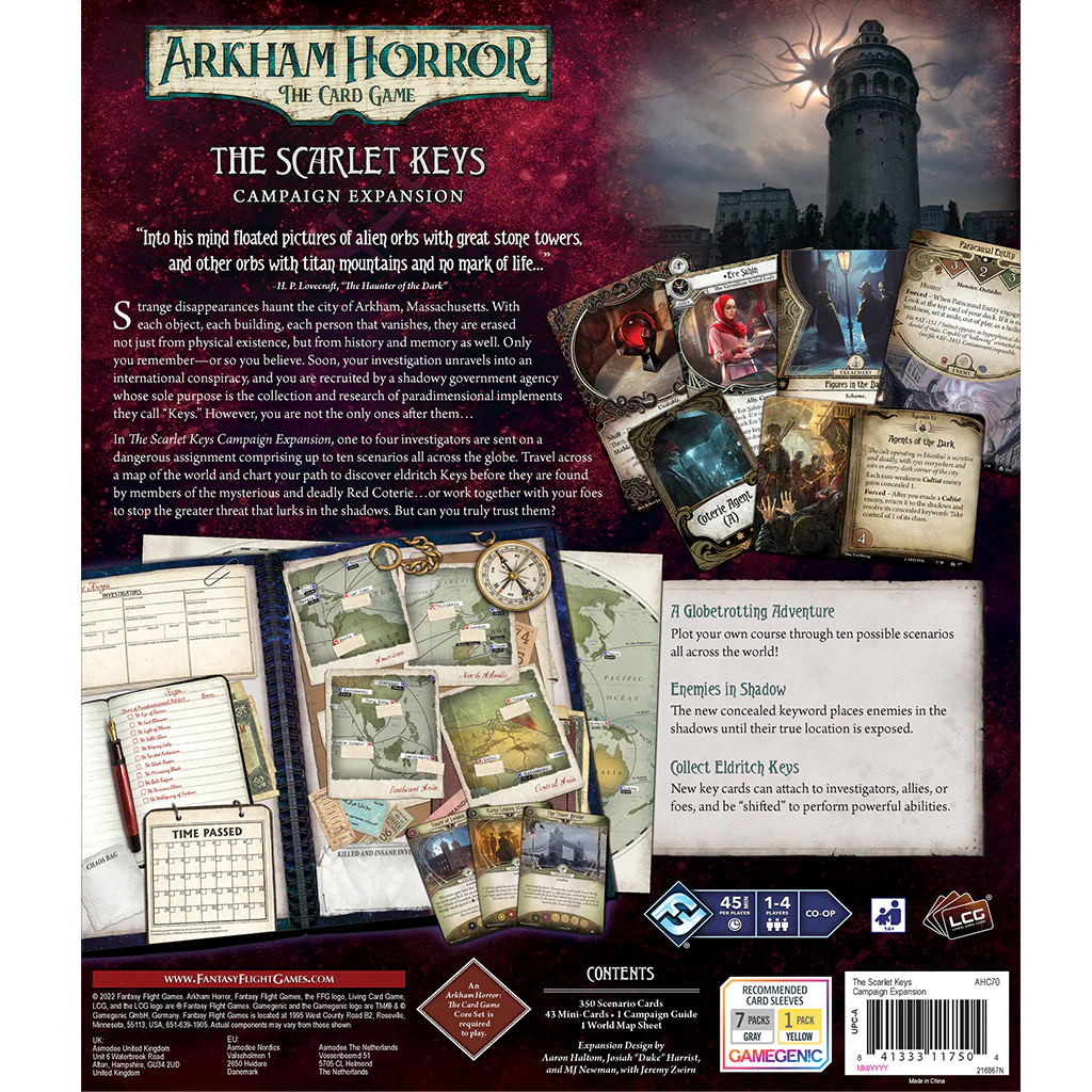 Arkham Horror LCG The Scarlet Keys Campaign Expansion - Image 3