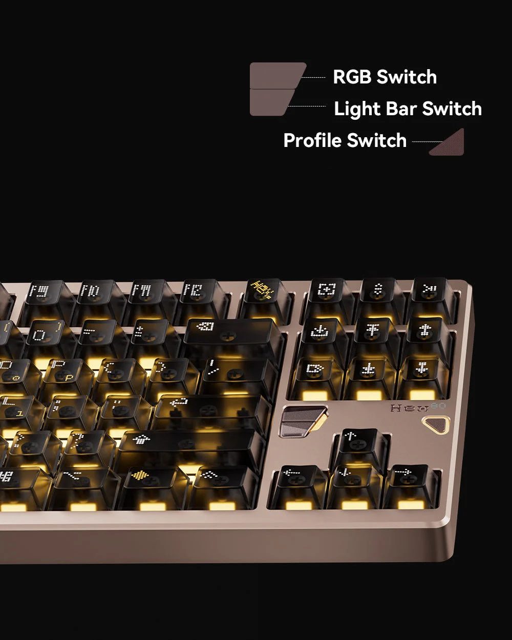 ATK X Qwertykeys Hex80 HE 8K Aluminum Keyboard - Image 4