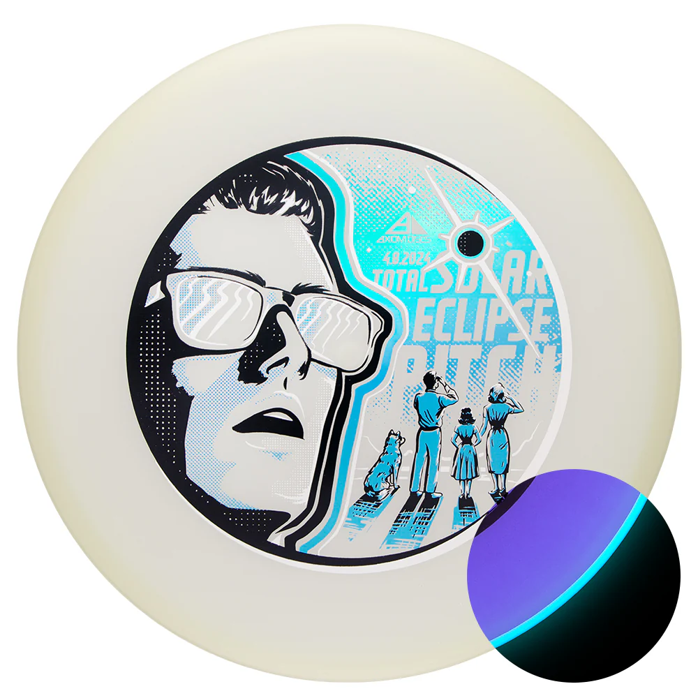 Axiom Commemorative Edition Total Eclipse Glow Proton Pitch Putter Golf Disc - Image 3