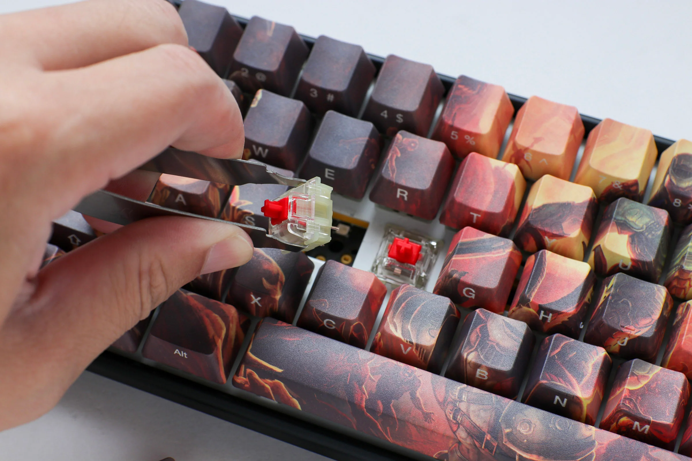 Bethesda x Ducky One 3 SF Doom Edition 65% Hotswap RGB Dye Sub PBT Mechanical Keyboard - Image 10