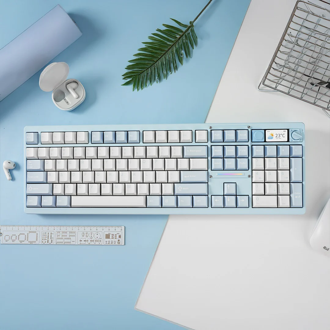 Chilkey ND104 CNC Aluminum Hotswap Wireless RGB Keyboard - Image 29