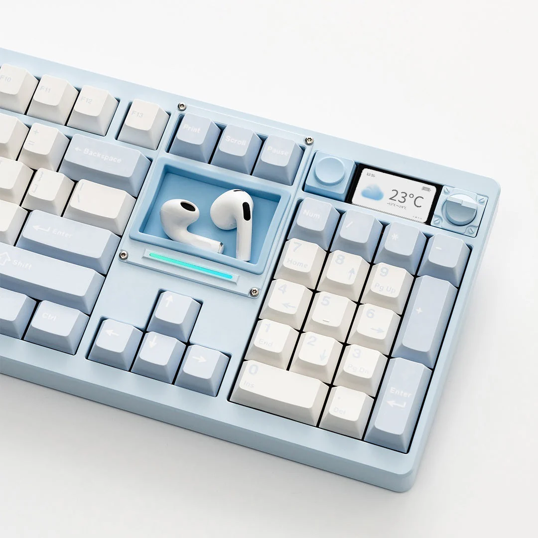 Chilkey ND104 CNC Aluminum Hotswap Wireless RGB Keyboard - Image 33