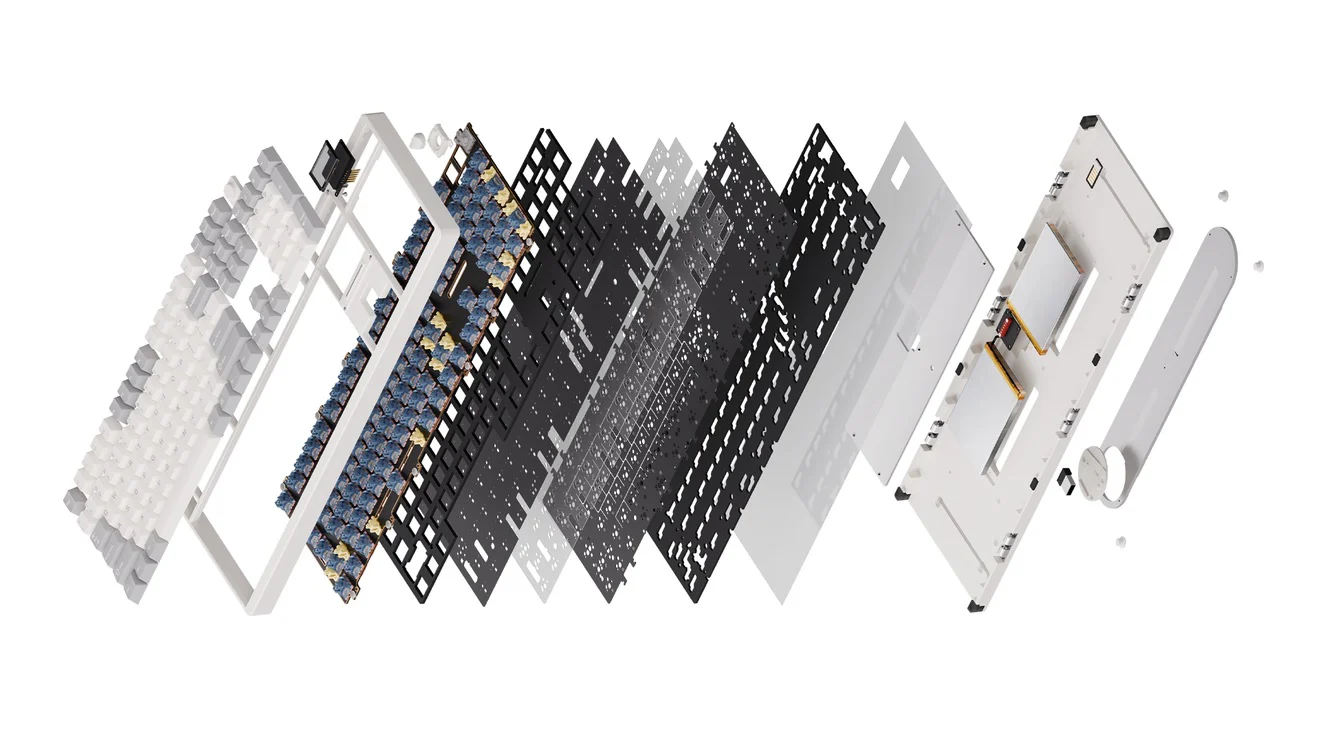 Chilkey ND104 CNC Aluminum Hotswap Wireless RGB Keyboard - Image 6