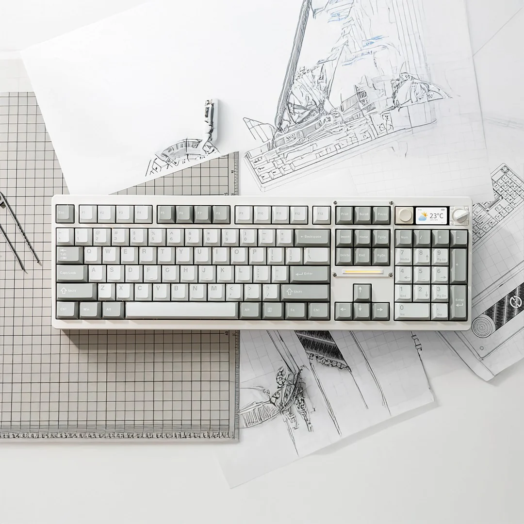 Chilkey ND104 CNC Aluminum Hotswap Wireless RGB Keyboard - Image 68