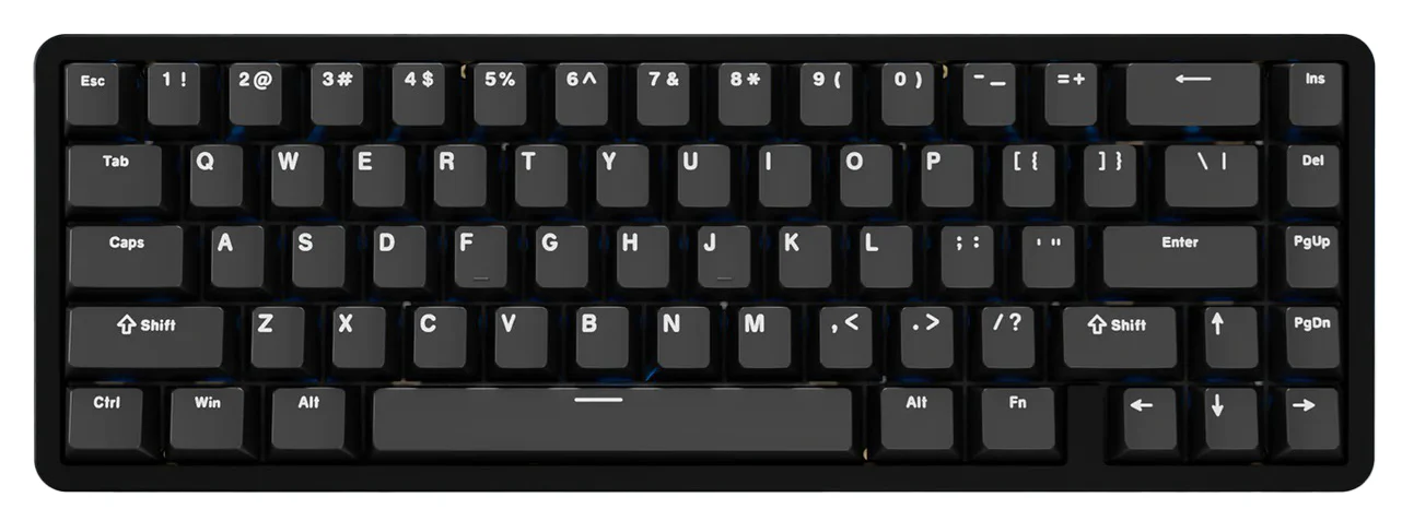 Chilkey ND65 Jet Black Aluminum Hotswap Keyboard