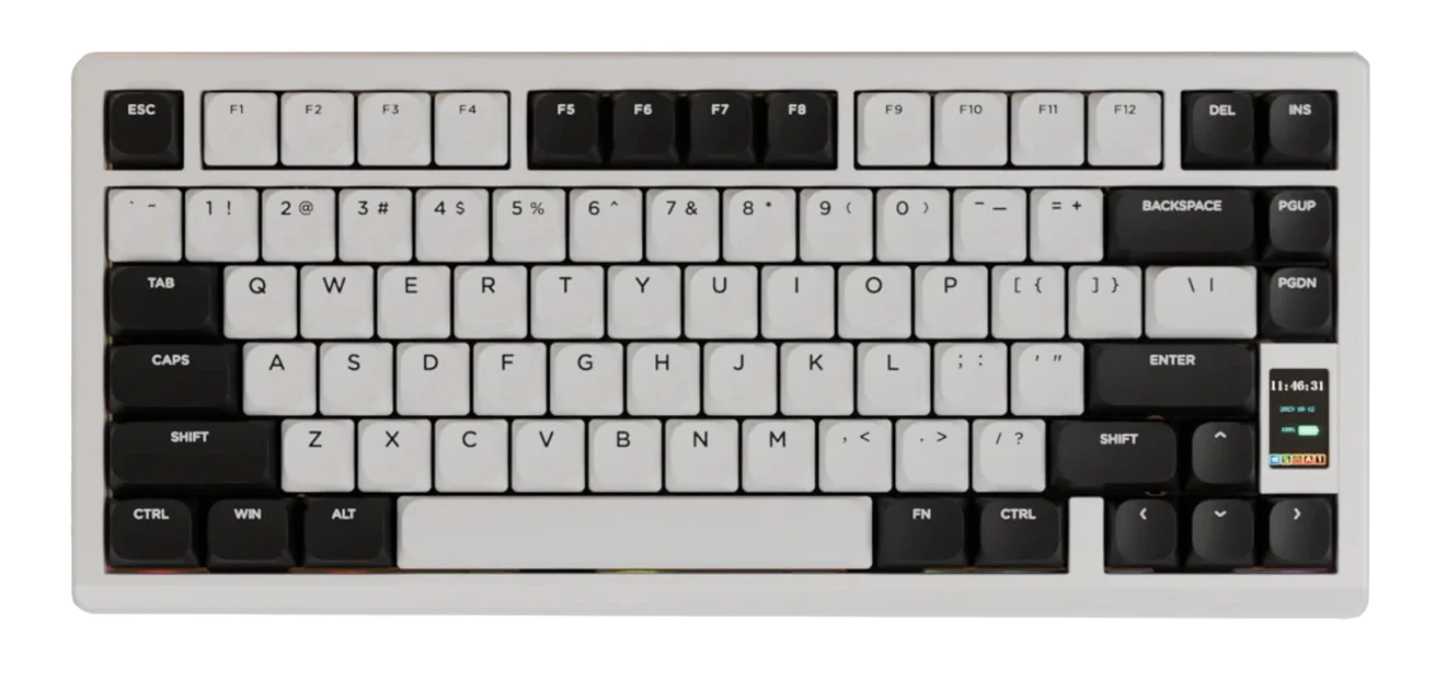 Chilkey ND75 LP Aluminum Hotswap Wireless RGB Low Profile Keyboard