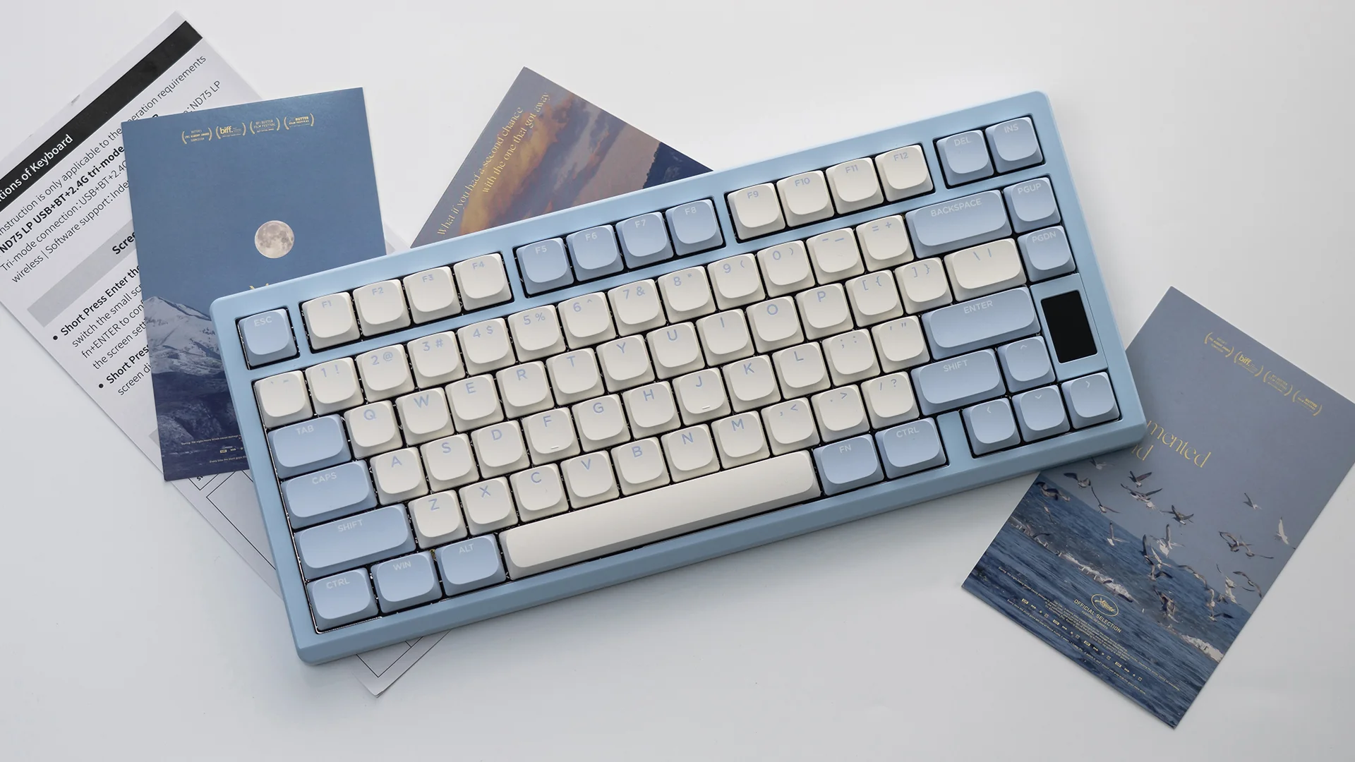 Chilkey ND75 LP Aluminum Hotswap Wireless RGB Low Profile Keyboard - Image 27
