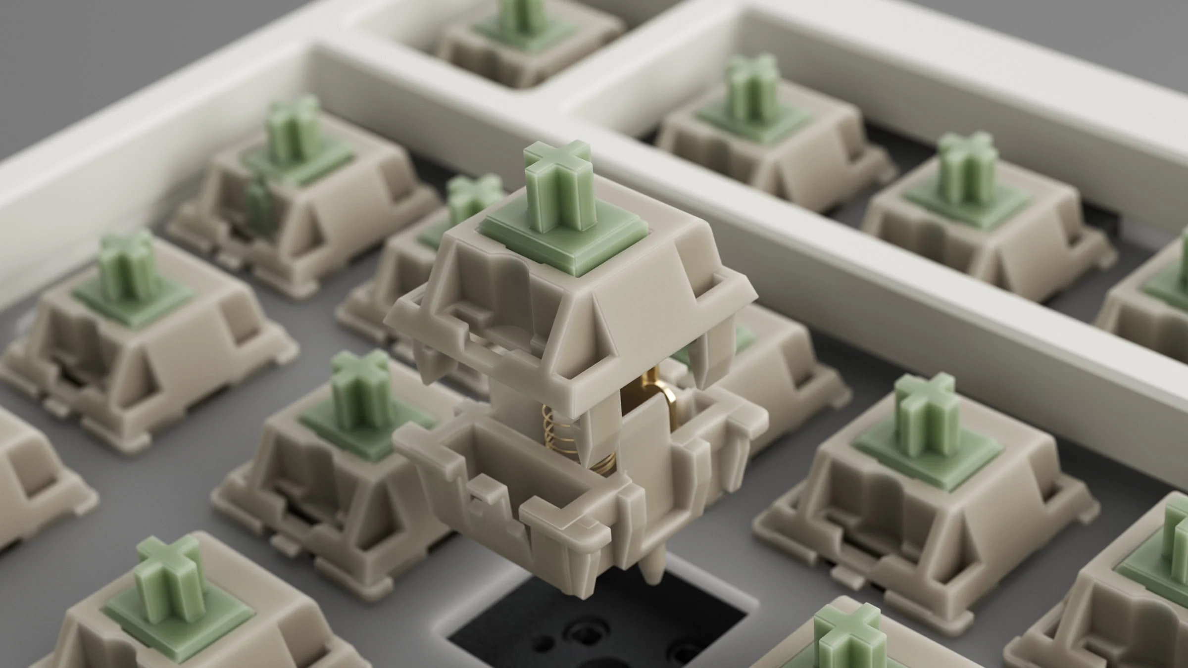 Createkeebs LuminKey80 WKL Aluminum TKL Hotswap Wireless Mechanical Keyboard - Image 7