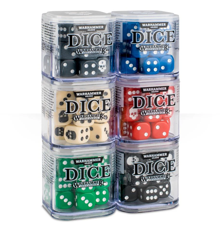 12mm Dice Cube - Bone - Image 2