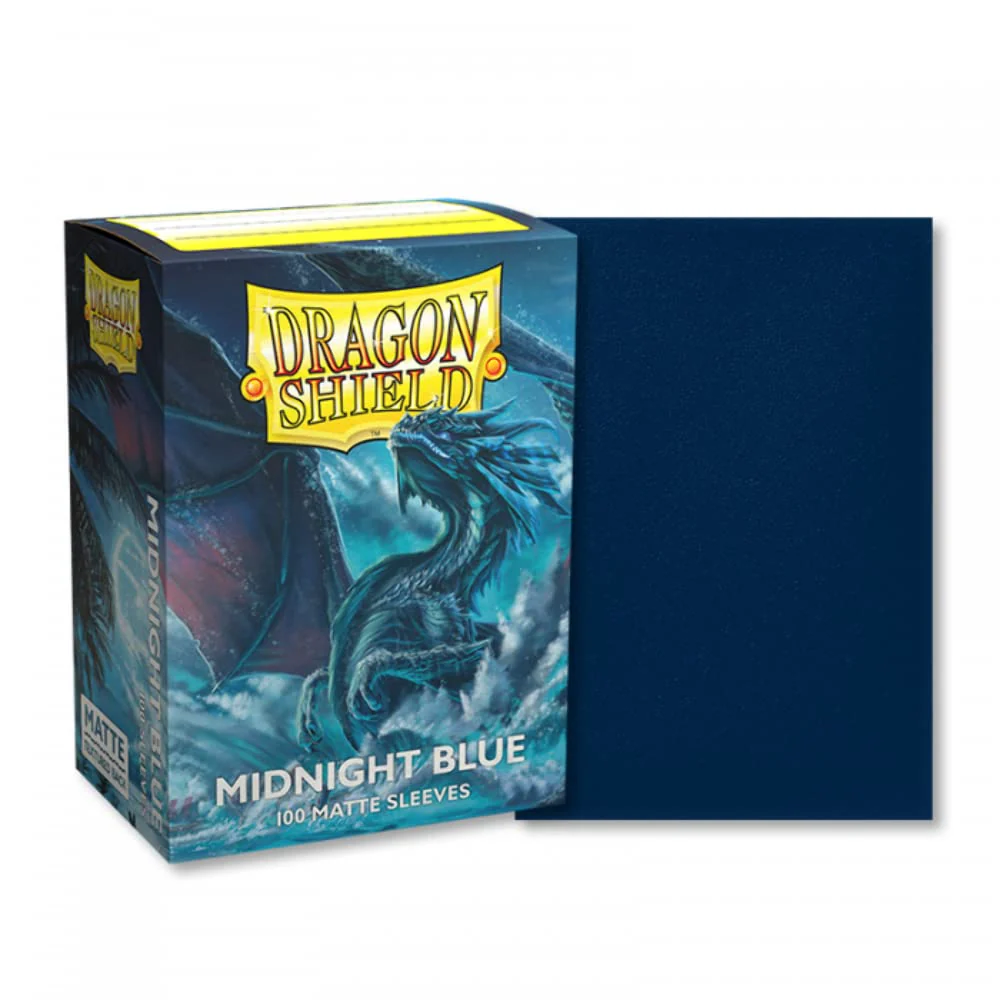 Dragon Shield Standard Matte Card Sleeves Midnight Blue 100ct - Image 2
