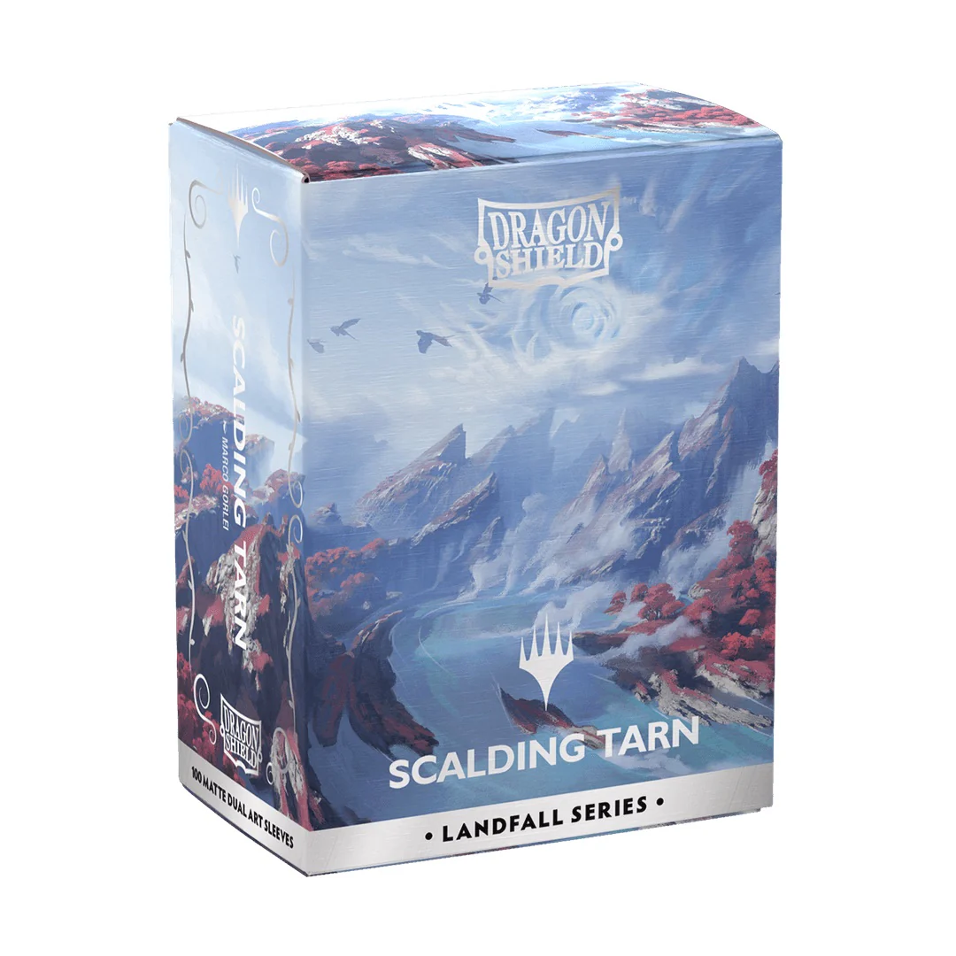 Dragon Shield Standard Matte Dual Art Magic The Gathering Landfall Series Card Sleeves Scalding Tarn 100ct - Image 2