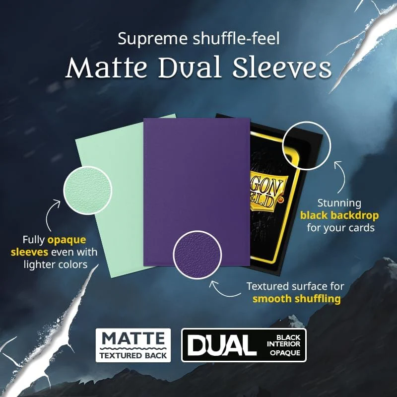Dragon Shield Standard Matte Dual Art Magic The Gathering Landfall Series Card Sleeves Scalding Tarn 100ct - Image 5