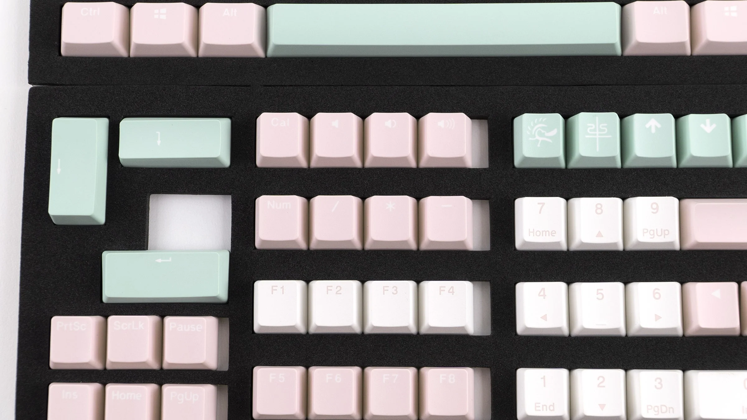 Ducky Cheese Peach 108 Key OEM Profile PBT Double Shot Keycap Set - Image 4
