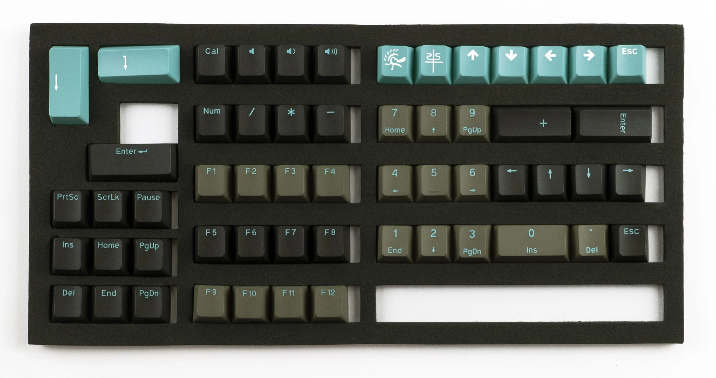 Ducky Dolch 108 Key Cherry Profile PBT Seamless Double Shot Keycap Set - Image 3