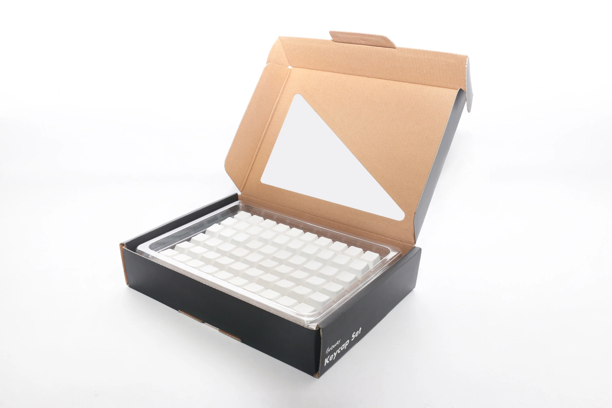 Ducky White Blank 132 Key MDA Profile PBT Keycap Set - Image 5
