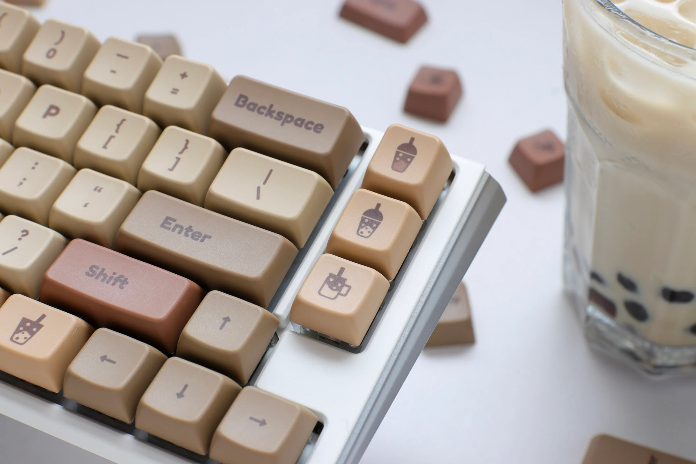 Ducky Boba 132 Key MDA Profile Dye Sub PBT Keycap Set - Image 6