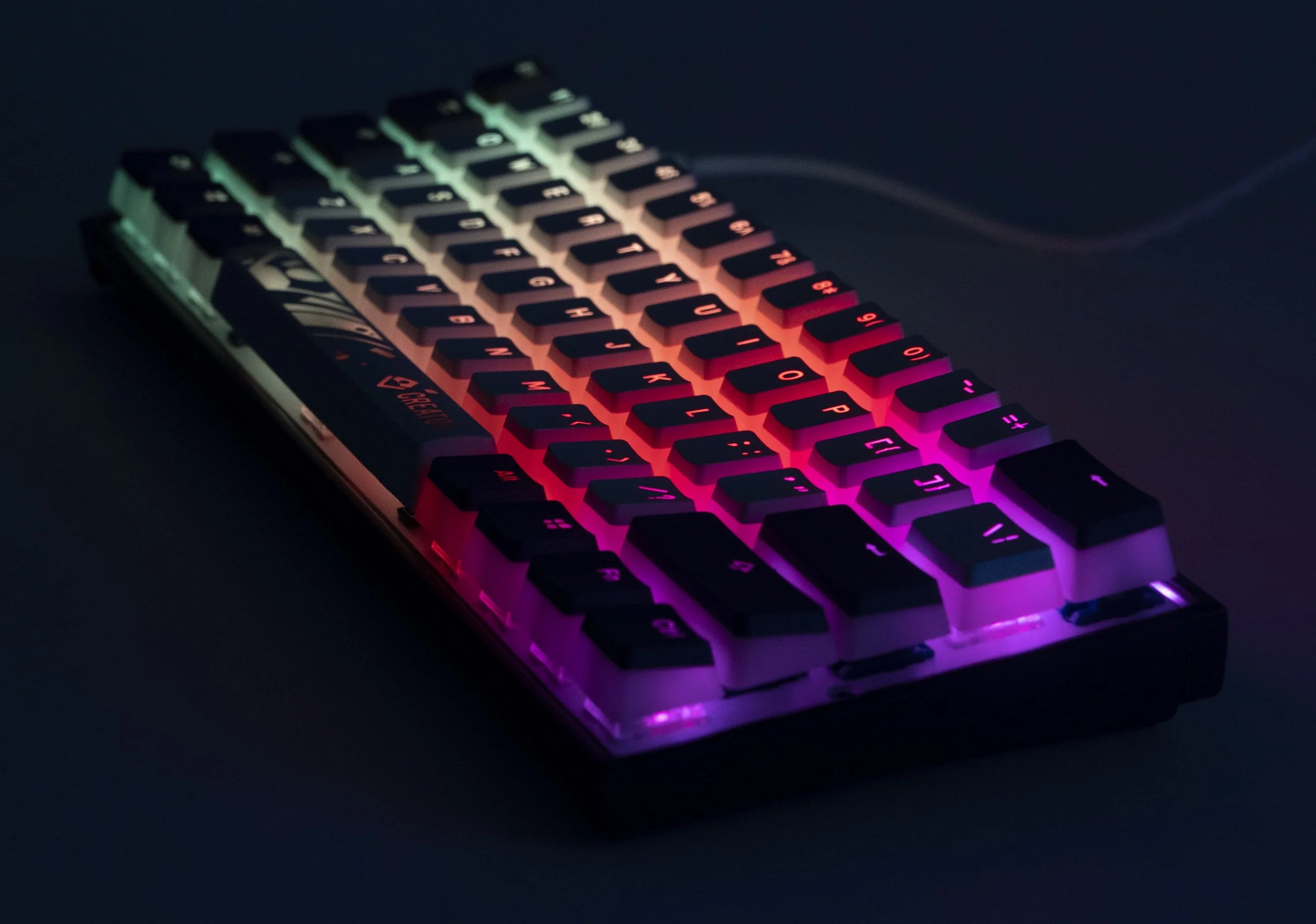 Ducky x MK Creator Mecha Mini RGB 60% Double Shot Pudding PBT Mechanical Keyboard - Image 5