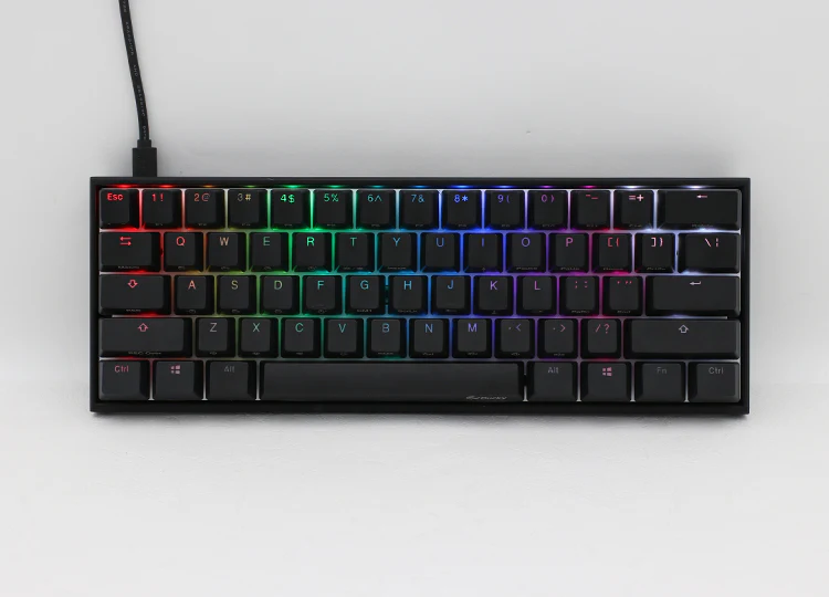 Ducky Mecha Mini v2 RGB LED 60% Double Shot PBT Mechanical Keyboard - Image 2