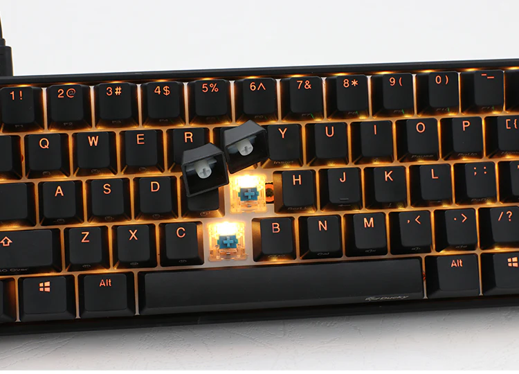 Ducky Mecha Mini v2 RGB LED 60% Double Shot PBT Mechanical Keyboard - Image 3