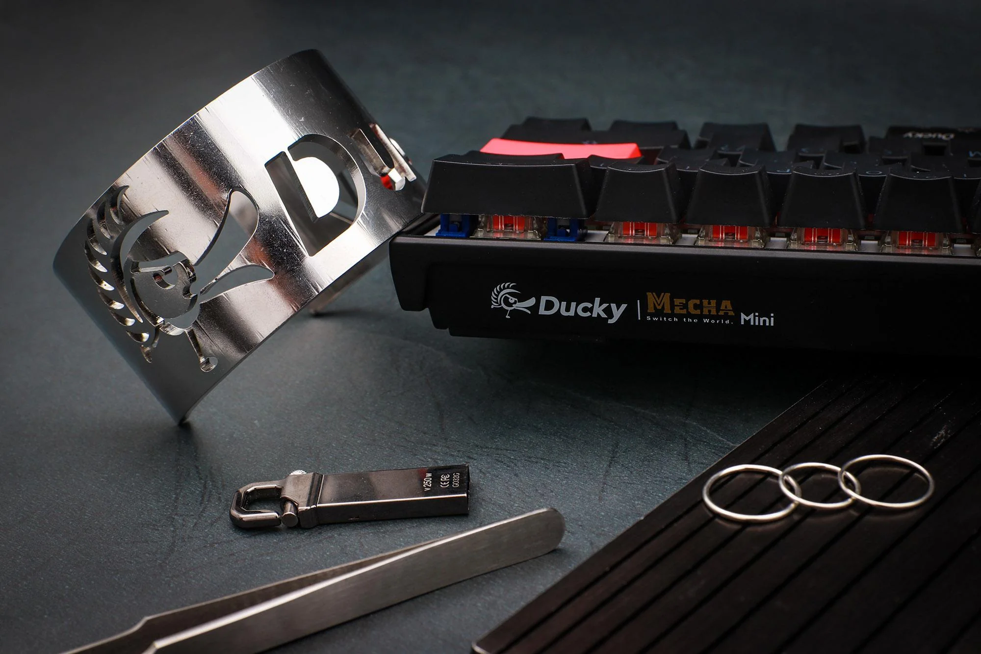 Ducky Mecha Mini v2 RGB LED 60% Double Shot PBT Mechanical Keyboard - Image 9
