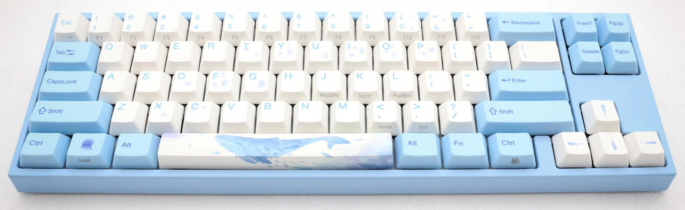 Ducky x Varmilo Miya Pro Sea Melody 65% White LED Dye Sub PBT Mechanical Keyboard - Image 4