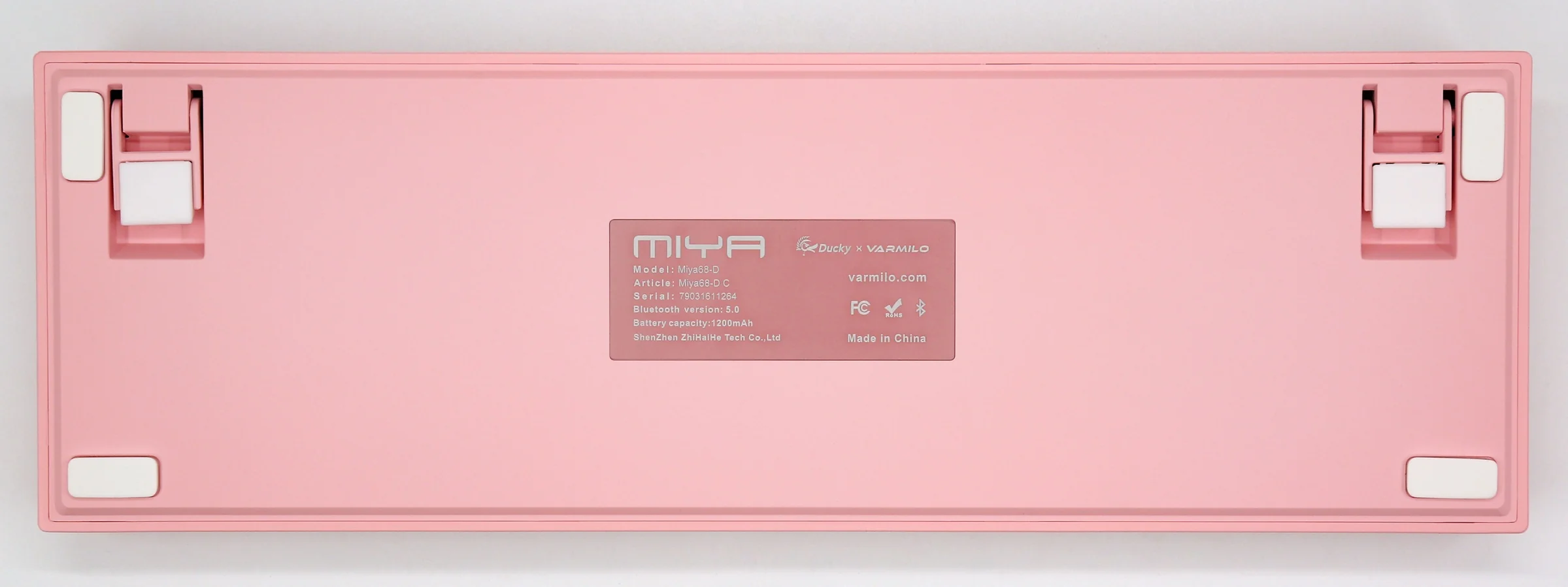 Ducky x Varmilo MIYA Pro Sakura R2 65% Bluetooth Dye Sub PBT Mechanical Keyboard - Image 9