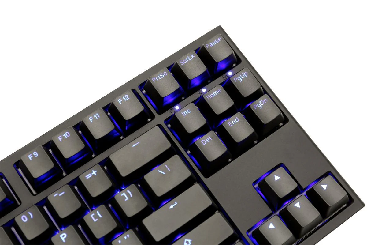 Ducky One 2 TKL Blue LED Double Shot PBT Mechanical Keyboard - Image 4