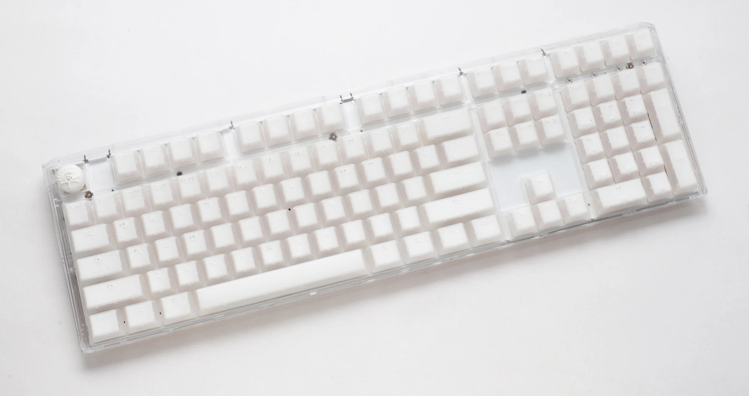 Ducky One 3 Aura Clear White Hotswap RGB Double Shot ABS Mechanical Keyboard - Image 5