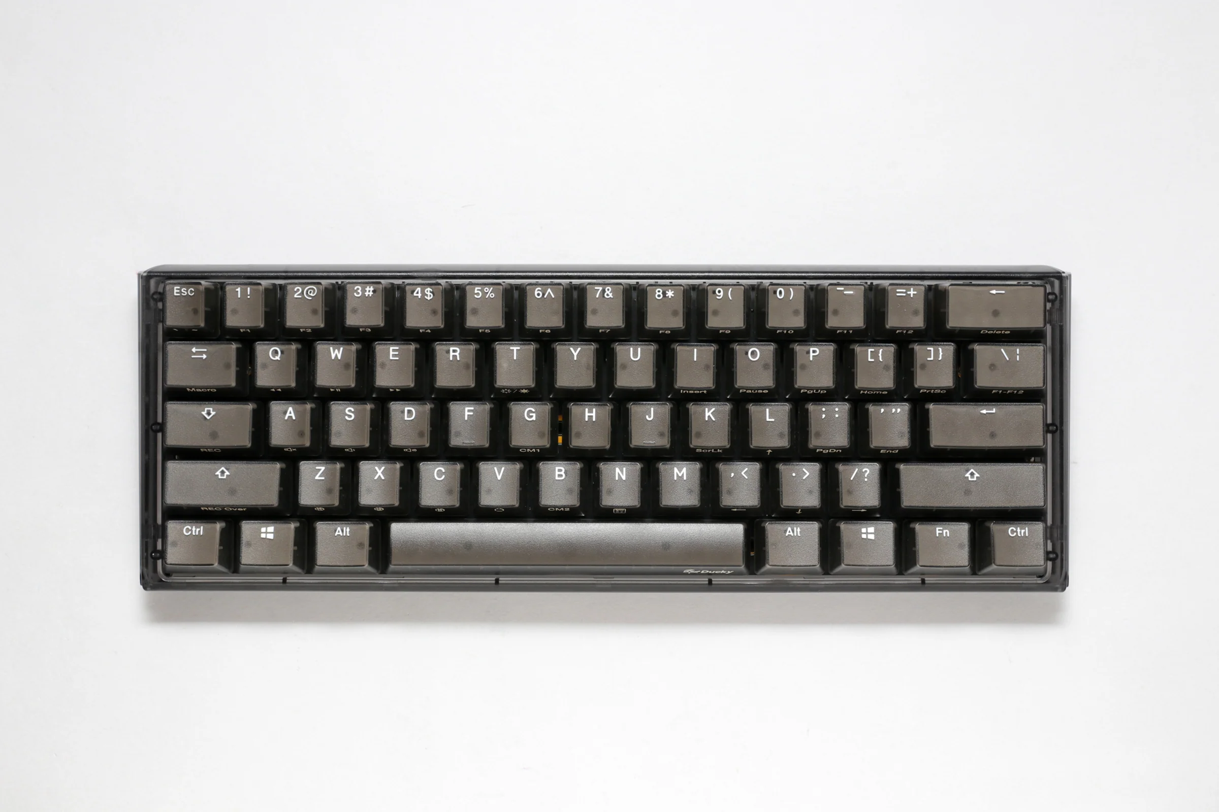 Ducky One 3 Mini Aura Clear Black 60% Hotswap RGB LED Double Shot ABS Mechanical Keyboard - Image 12