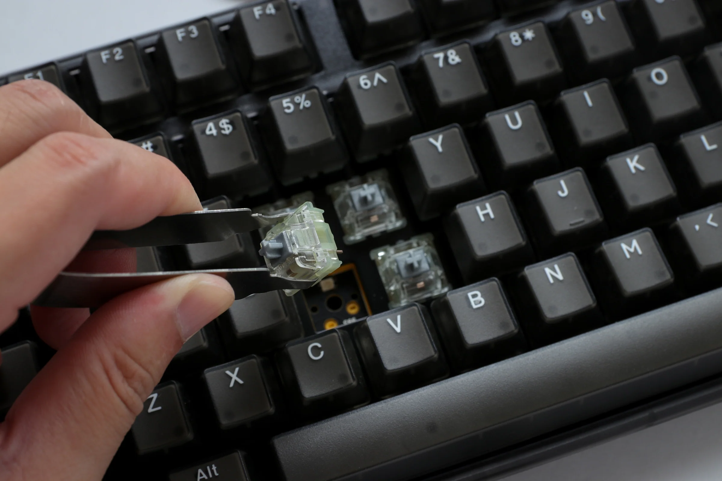 Ducky One 3 TKL Aura Clear Black Hotswap RGB Double Shot ABS Mechanical Keyboard - Image 5