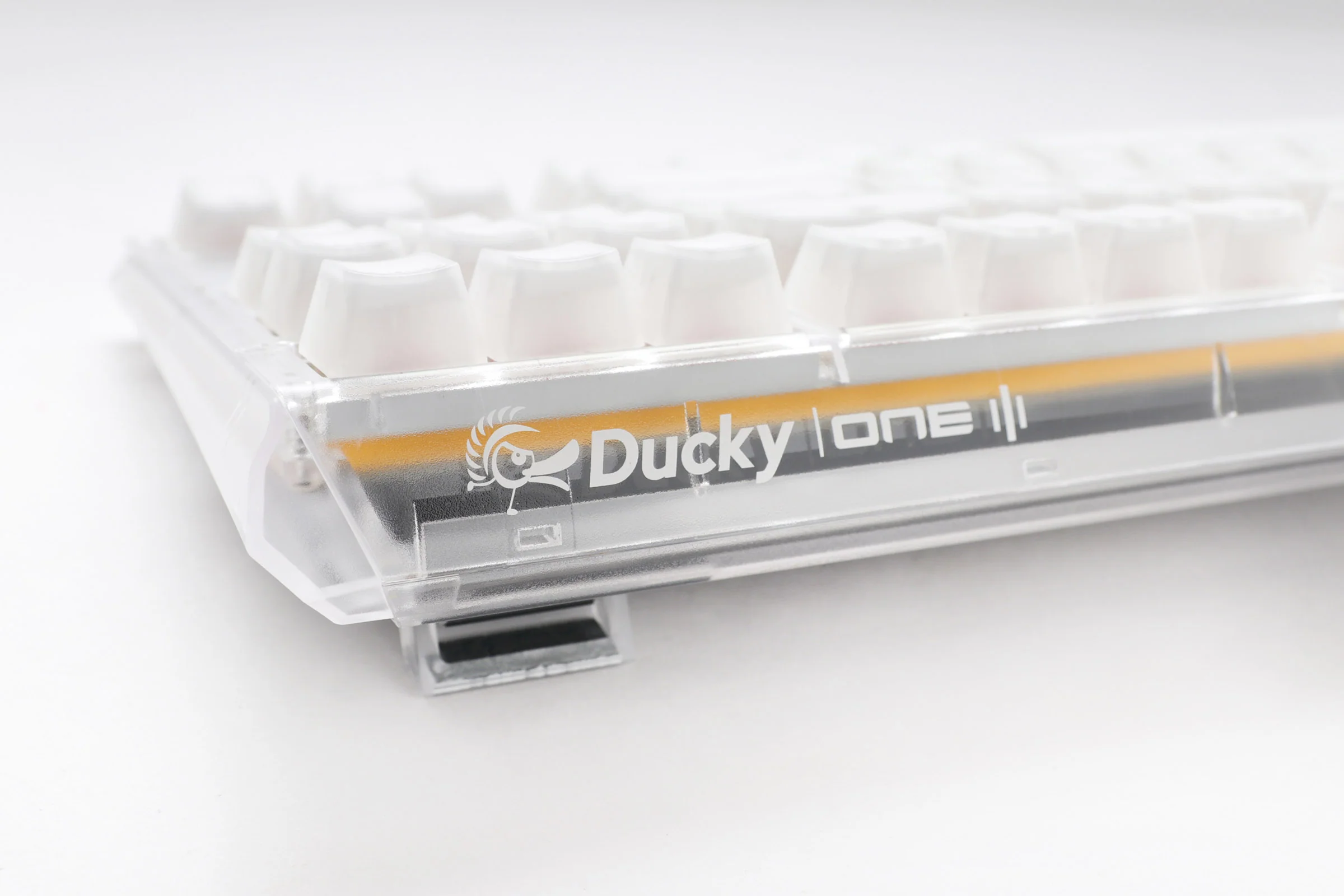 Ducky One 3 TKL Aura Clear White Hotswap RGB Double Shot ABS Mechanical Keyboard - Image 6