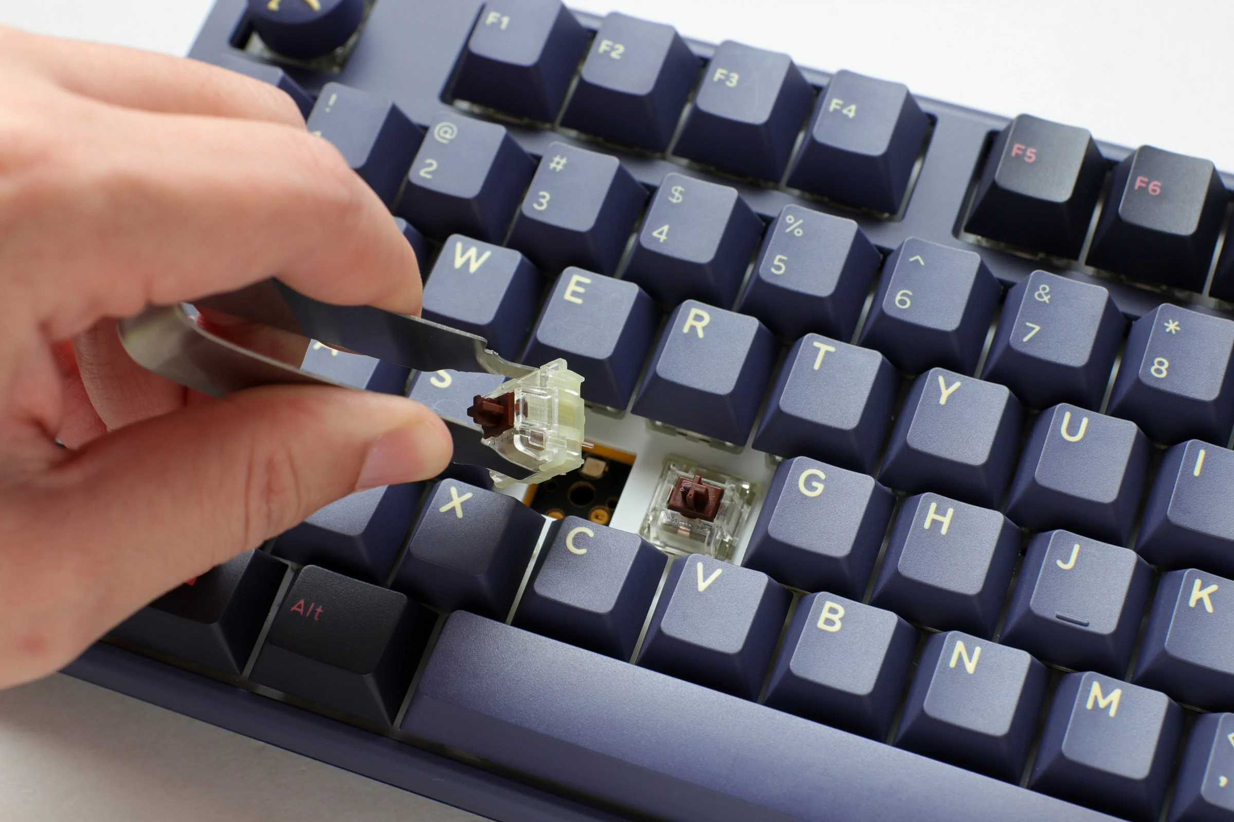 Ducky One 3 TKL Cosmic Blue Hotswap RGB Double Shot PBT QUACK Mechanical Keyboard - Image 5