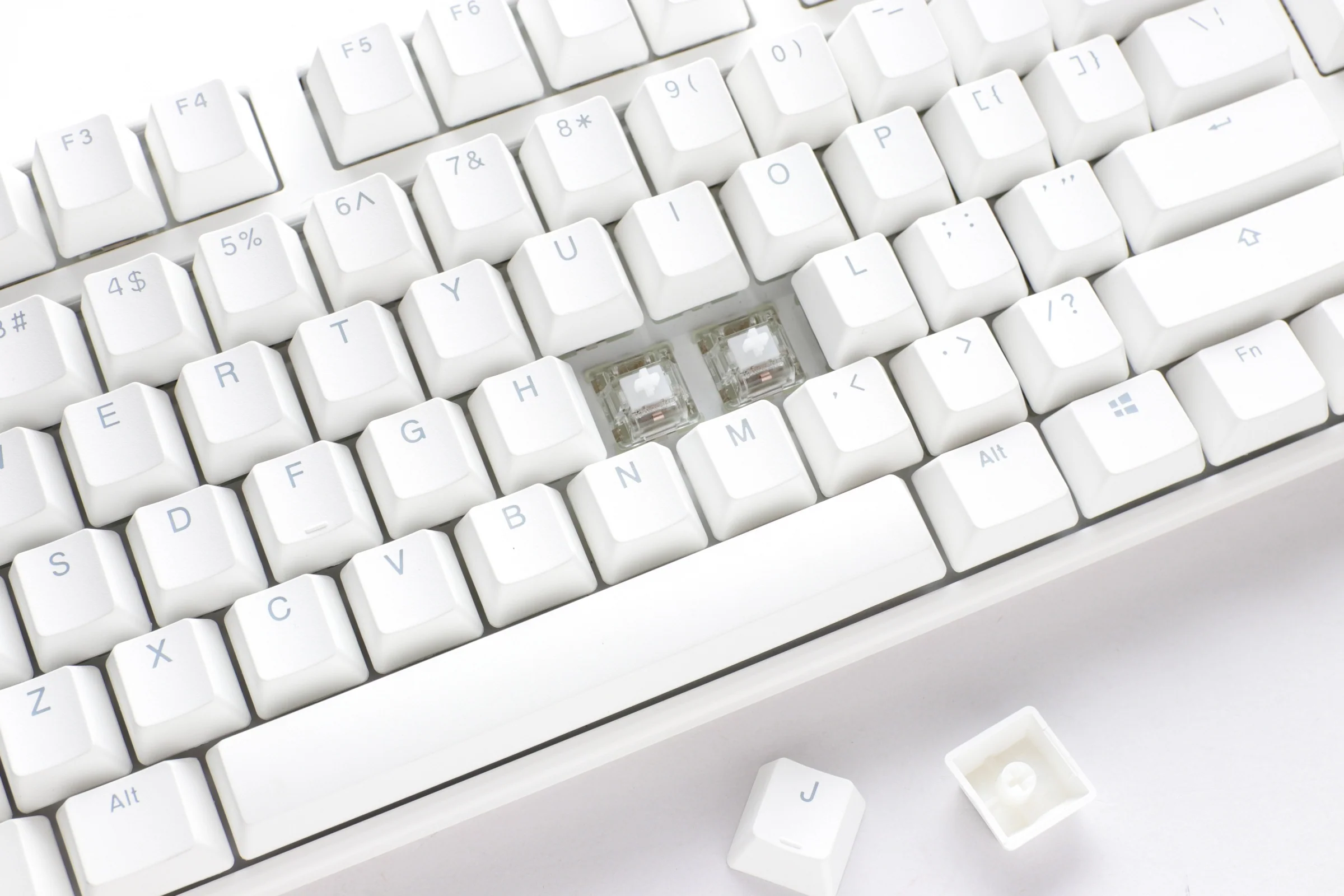 Ducky One 3 TKL Pure White Hotswap RGB Mechanical Keyboard w/ Quack Mechanics - Image 6