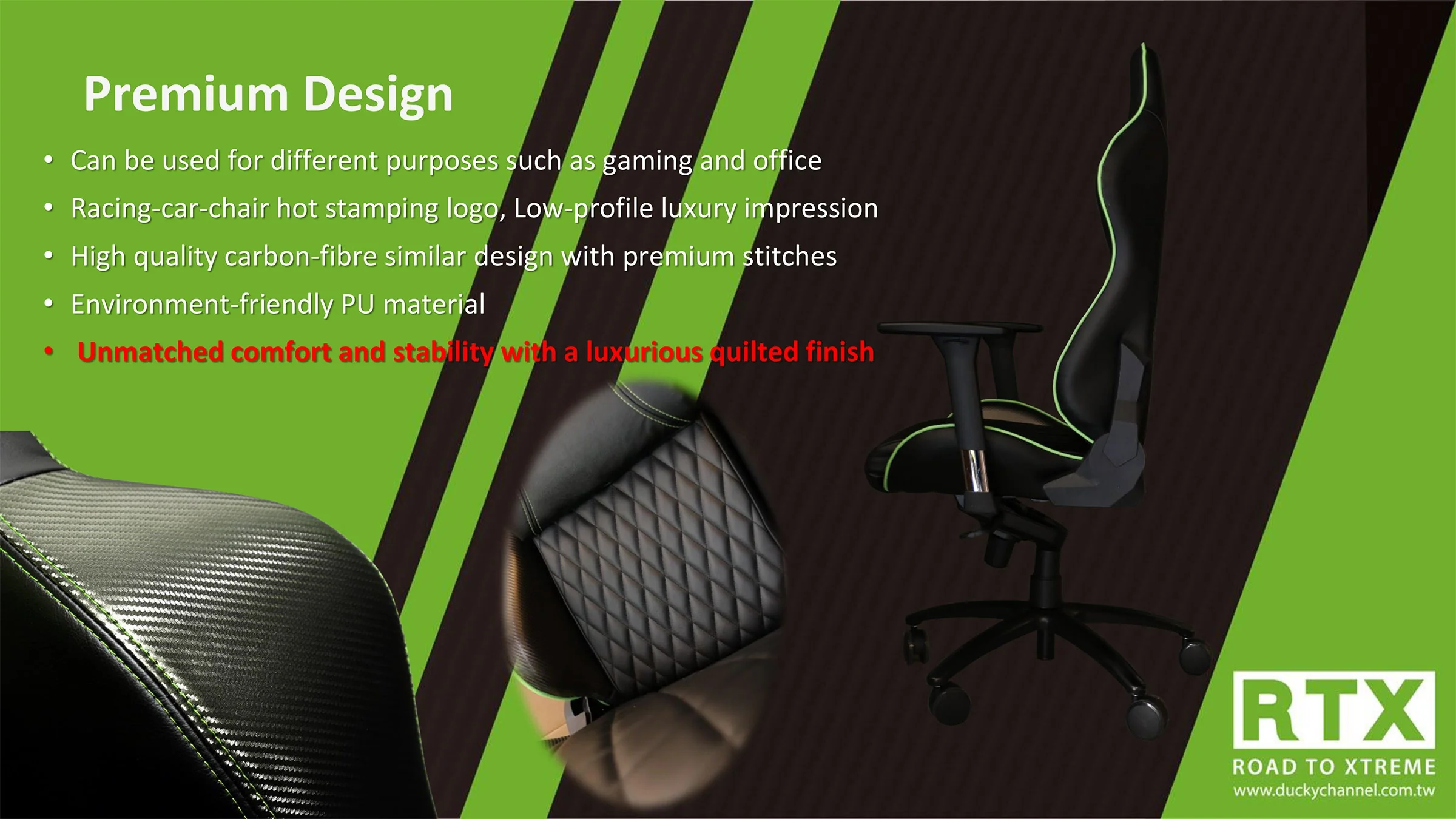 Ducky RTX Gaming Chair - Image 3