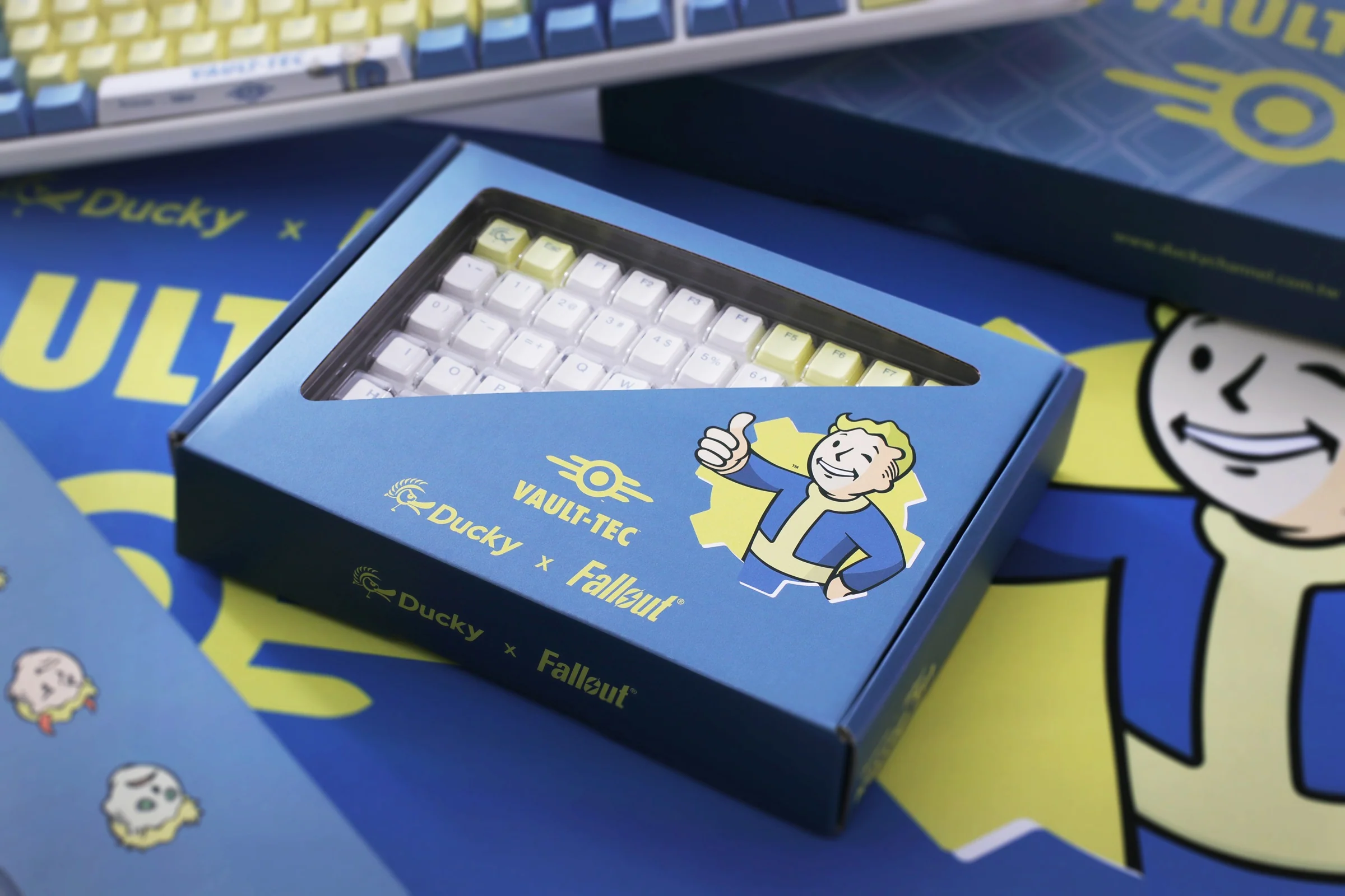 Ducky x Bethesda Fallout 132 Key Cherry Profile Dye Sub PBT Keycap Set - Image 2