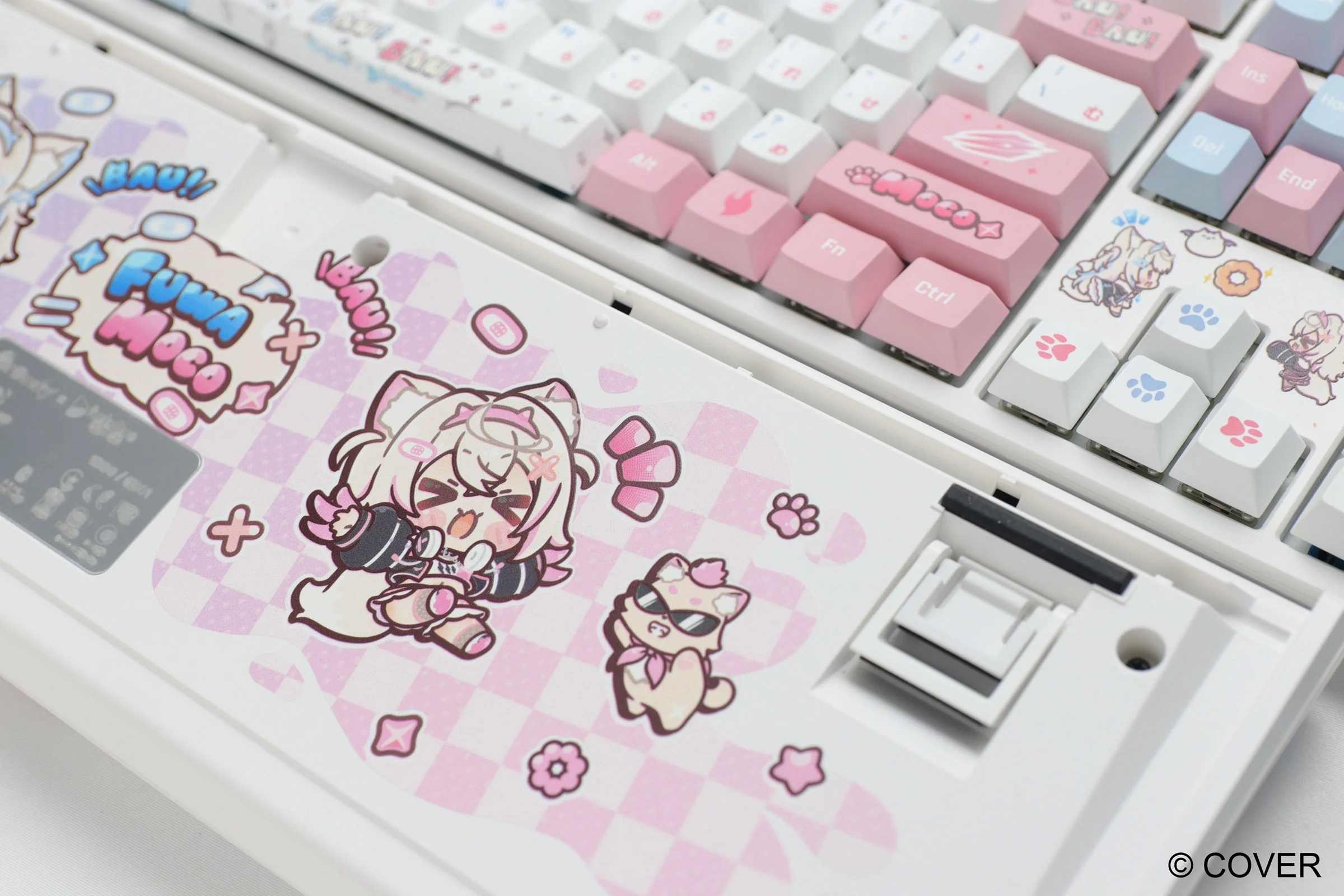 Ducky x hololive En Fuwamoco Limited Edition One 2 Pro RGB Keyboard and Desk Mat Set - Image 7