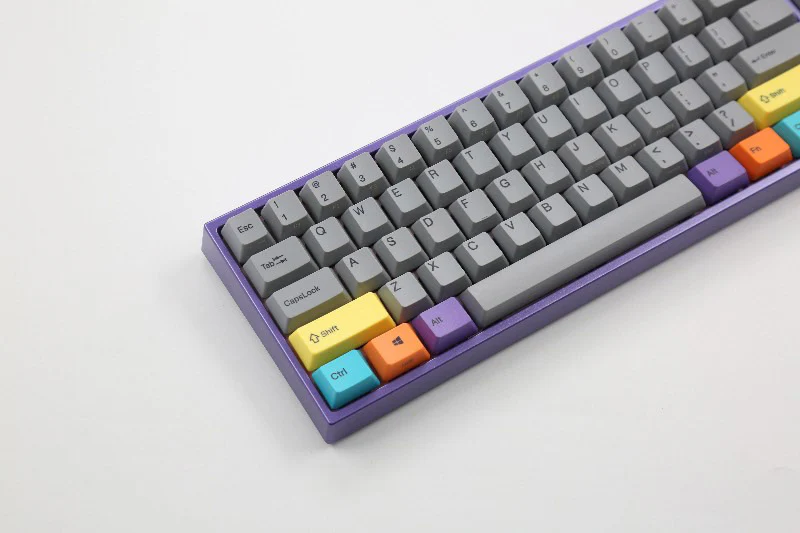 Ducky x Varmilo Miya Pro Purple 65% Pink LED Dye Sub PBT Mechanical Keyboard - Image 4