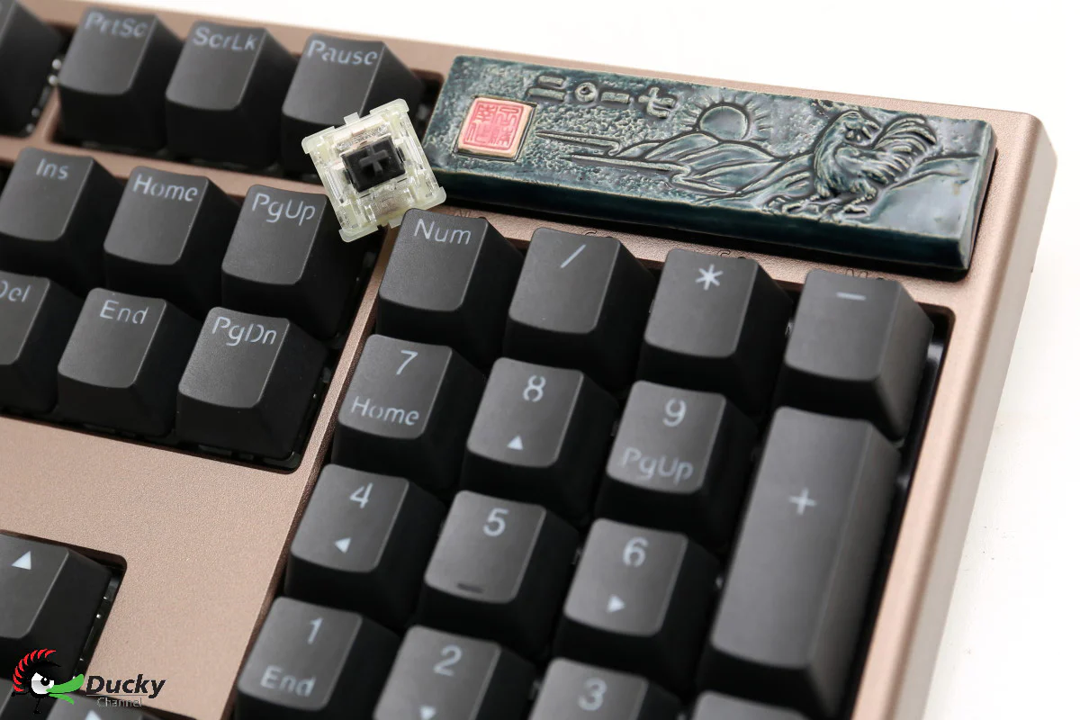 Ducky Year of the Rooster RGB LED Double Shot PBT Mechanical Keyboard - Image 3