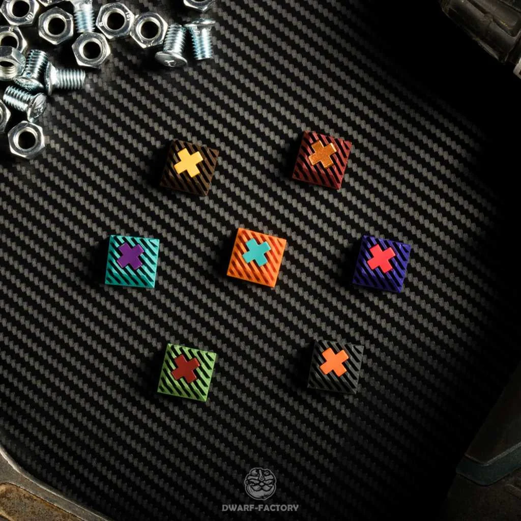 Dwarf Factory Base xXx Cyan OEM Profile Artisan Keycap - Image 3