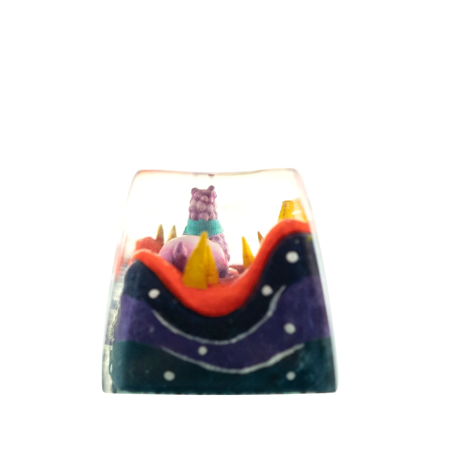 Dwarf Factory x MK Alien Llama Artisan Keycap SA Profile Resin Artisan Keycap - Image 7